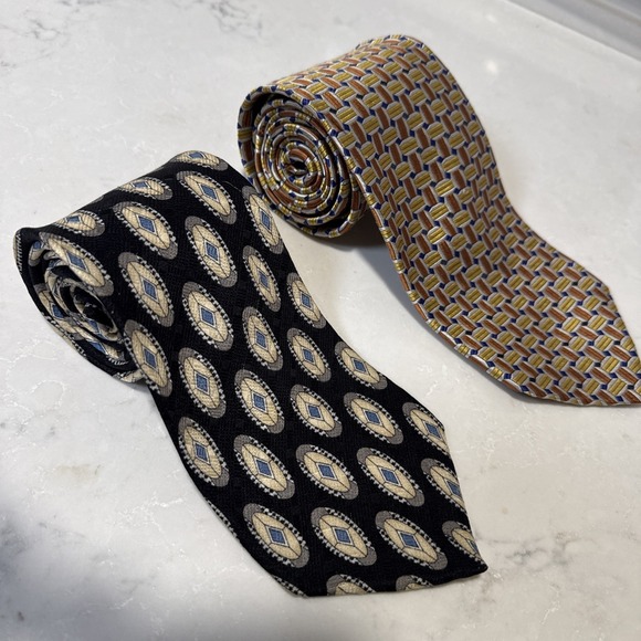 Jos. A. Bank Other - JOS A BANK  Lot Of 2 Mens 100% SILK NECK TIE 58"X4.75